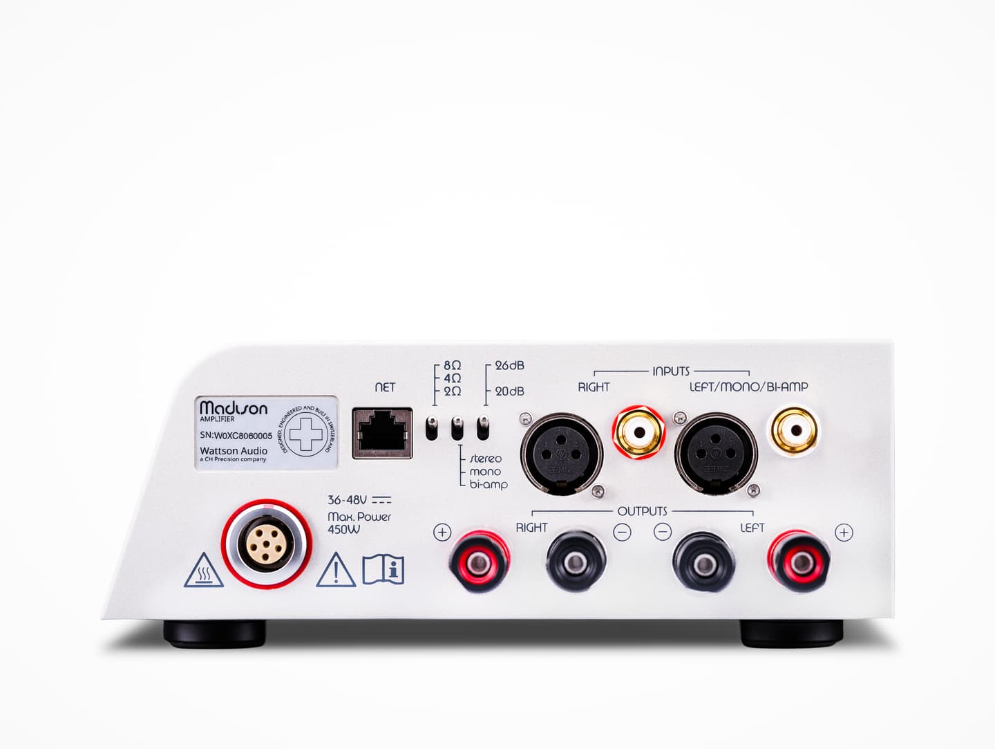 Wattson Madison Amplifier Light Gray view 6